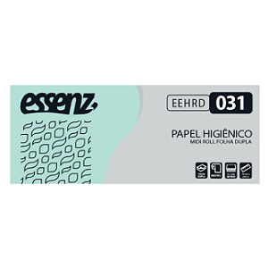 PAPEL HIGIÊNICO ROLÃO FOLHA DUPLA 8X250M ESSENZ EEHRD031