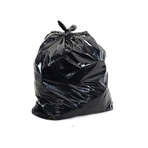 SACO PARA LIXO 40L PRETO 100UN 50X60 - LEVE - EQUIV 0,04 JULIETA