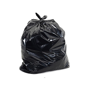 SACO PARA LIXO 100L PRETO 100UN 75X90 - REFORÇADO - EQUIV 0,10 JULIETA