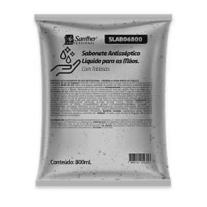 SABONETE ANTISSEPTICO LIQUIDO/GEL 800ML BIO INOVATTA REF. SLAB06800
