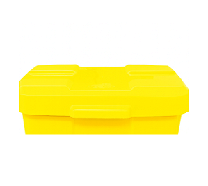 TAMPA P/ CESTO QUADRADO C/PEDAL 60L AMARELO