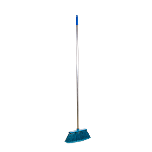 CONJUNTO VASSOURA REFORÇADA E CABO DE ALUMÍNIO DE 1,40 CM COM PUNHO COLORIDO