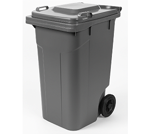 CONTEINER 240L C/ RODAS CINZA PLESTIN