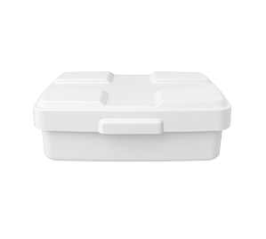 TAMPA P/ CESTO QUADRADO C/PEDAL 30L BRANCO