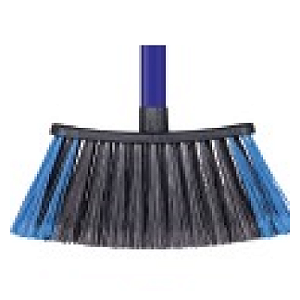VASSOURA BETTANIN ECONOMY AZUL COM CABO DE 1,125 CM - CAIXA COM 15 UNIDADES