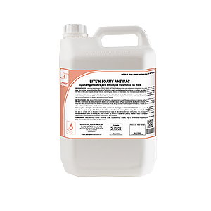 ALCOOL ANTISSEPTICO ESPUMA 5L LITE N FOAMY ANTIBAC SPARTAN