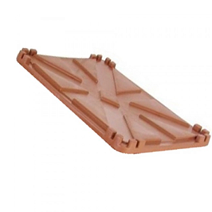 TAMPA PLASTICA PARA CAIXA 370L MARROM