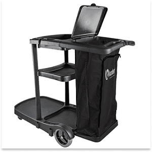 CARRO FUNCIONAL ALTA CAPACIDADE C/BOLSA PRETO KUNBER