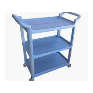 CARRO SERVIÇO 3 PRATELEIRAS CINZA PERFECT