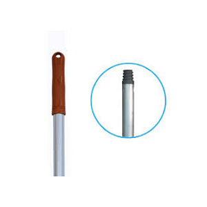 CABO ALUMÍNIO FOSCO 150CMX22MM - PUNHO MARROM E ROSCA  KUNBER