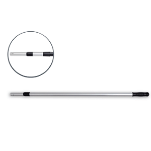 CABO TELESCÓPICO ALUMÍNIO ANODIZADO 2 ESTÁGIOS  1M/1,8M COM PONTEIRA