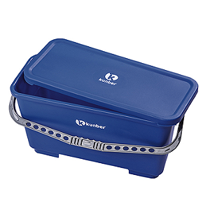 BALDE P/ MOP MICROFIBRA C/ TAMPA AZUL KUNBER