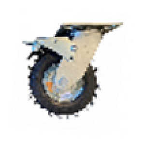 RODIZIO GIRATORIO PNEUMATICO 6X2 C/TRAVA KUNBER