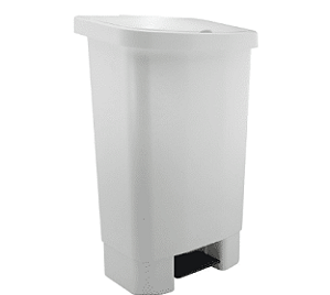LIXEIRA COM PEDAL E ARMOTECIMENTO 050 LITROS BRANCA KUNBER
