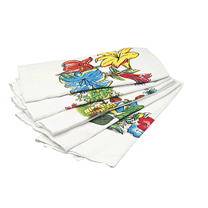 PANO DE PRATO 50X70 CM.  REF: 1105 / 1115