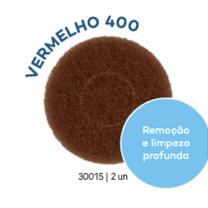 DISCO RED 8 (203.6MM) 400 GRIT VERMELHO 211761 - 1 PAR