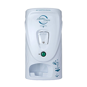 DISPENSER ANTISSEPTICO BUCAL BRANCO Á PILHA HALITO PURO