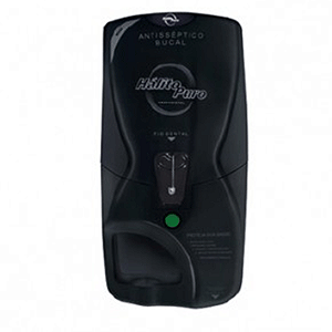DISPENSER ANTISSEPTICO PLÁSTICO PRETO 220V HALITO PURO.
