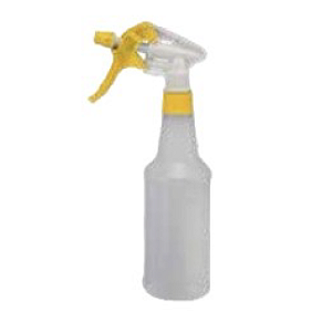 FRASCO PULVERIZADOR C/ GATILHO SPRAY 500ML PERFECT AMARELO