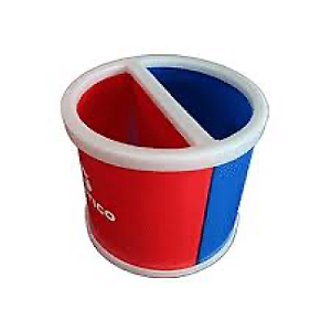 LIXEIRA MIX PLASTICA COM 2 DIVISÕES PARA COLETA SELETIVA 22 LITROS   BELOSCH