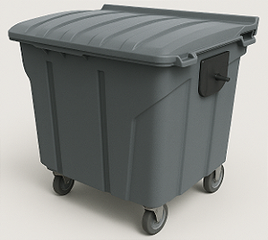 CONTEINER COM RODAS 1000 LITROS  PLESTIN