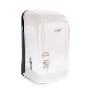 DISPENSER PAPEL HIGIÊNICO INTERFOLHADO PRETO/TRANSPARENTE DROPY