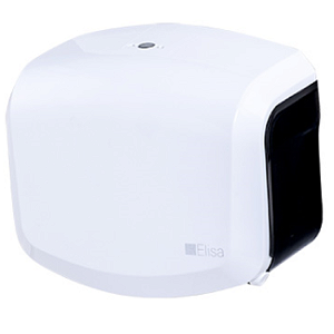 DISPENSER PAPEL TOALHA INTERFOLHA BRANCO/PRETO MINI ELISA