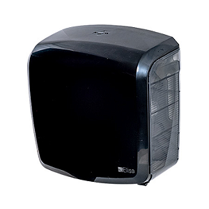 DISPENSER PAPEL HIGIÊNICO ROLÃO PRETO ELISA