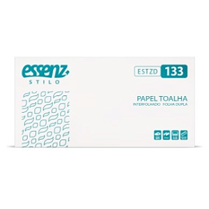 PAPEL TOALHA INTERFOLHA FOLHA DUPLA 3 DOBRAS 2080 FOLHAS  ESSENZ ESTZD133