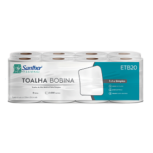 PAPEL TOALHA BOBINA  8X250M INOVATTA ECO ETB20