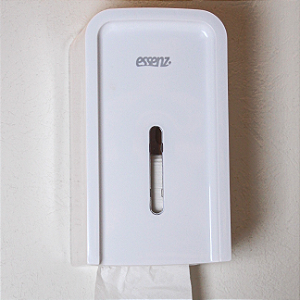 DISPENSER PAPEL HIGIÊNICO INTERFOLHADO BRANCO LUNES DESIGN