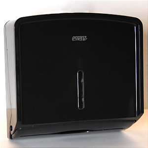 DISPENSER PAPEL TOALHA INTERFOLHA PRETO LUNES DESIGN