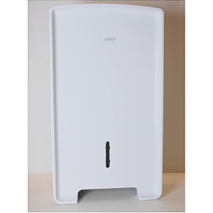 DISPENSER PAPEL TOALHA INTERFOLHA ALTA CAPACIDADE BRANCO LUNES DESIGN