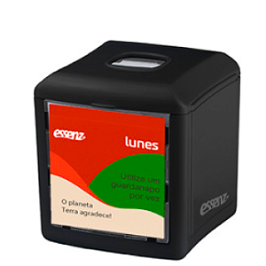 DISPENSER DE GUARDANAPO DE MESA PRETO LUNES DESIGN