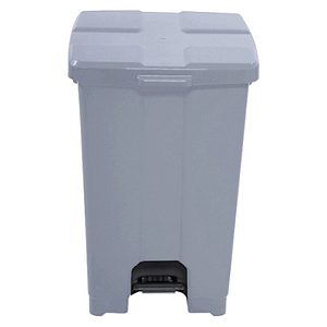 LIXEIRA COM PEDAL 060 LITROS CINZA JSN