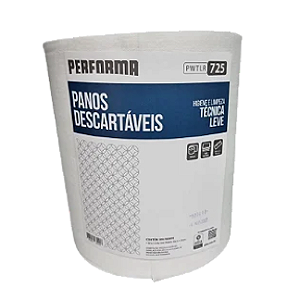 PANO DESCARTAVEL - ROLO -  500 UNIDADES - PARA LIMPEZA LEVE -30X34CM  - BRANCO  - PERFORMA