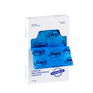 SAQUINHO P/ ABSORVENTE 25UN SANTHER SAB24