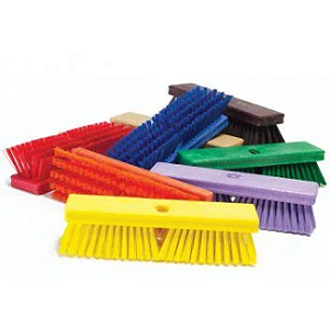 ESCOVA P/ PISOS CERDAS MACIAS REF 4501R VERMELHA EL CASTOR