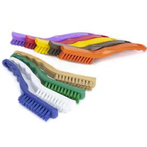 ESCOVA ESTREITA PARA LIMPEZA DETALHADA REF. 4022R VERMELHA EL CASTOR