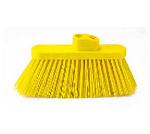VASSOURA ANGULAR CERDAS MEDIAS REF. 4702Y AMARELO EL CASTOR