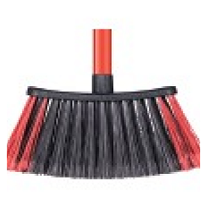 VASSOURA BETTANIN ECONOMY VERMELHO COM CABO DE 1,125 CM - CAIXA COM 15 UNIDADES