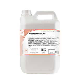 SABONETE ANTISSEPTICO LIQUIDO/GEL 5L XPRESS ANTISSEPTICAL T-4 SPARTAN