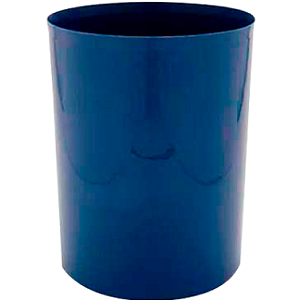 CESTO PLÁSTICO SEM TAMPA 015 LITROS AZUL TRILHA