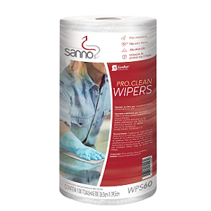WIPER SANNO ROLO BRANCO 8X100 FOLHAS DE 60 GRAMAS M². REF: WPS60.