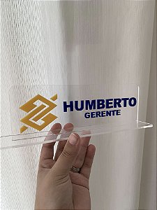 Placa de Mesa Acrílica
