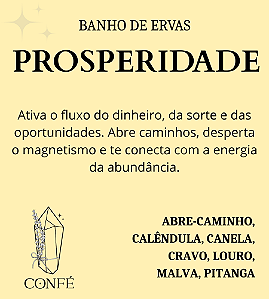Banho de Ervas - Prosperidade