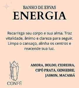 Banho de Ervas - Energia