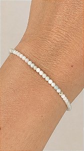 Pulseira Larimar 2 mm Multifacetada - Acalma, Libera Controle e Culpa