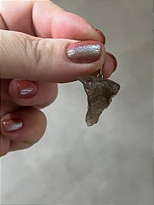 Pingente de Quartzo Fumê Bruto - Concretização, Aterramento, Proteção