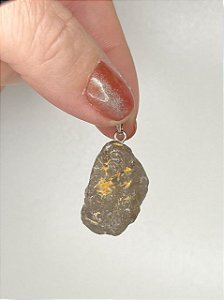 Pingente de Citrino Natural Bruto - Abundância, Poder pessoal, Prosperidade, Alegria